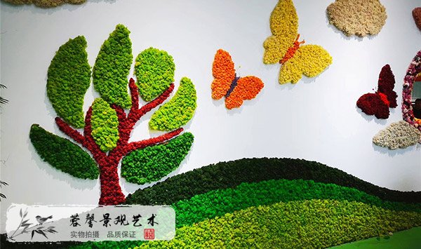 小镇永生苔藓植物墙