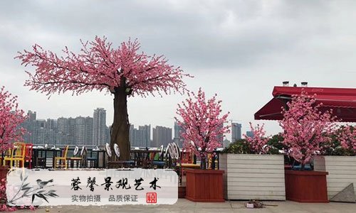 活动仿真桃花树