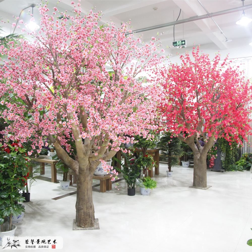仿真桃花树