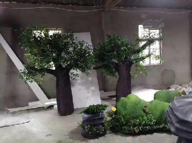 泡沫仿真树制作