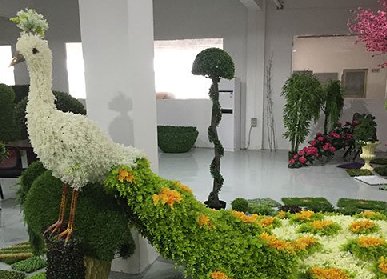 动物仿真绿雕