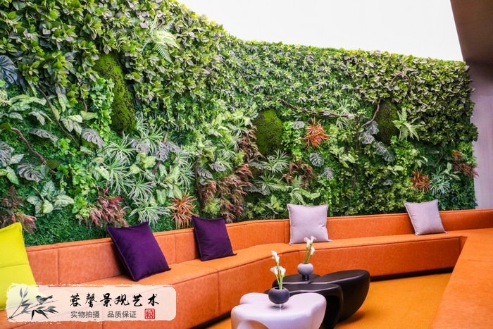 办公室仿真植物墙