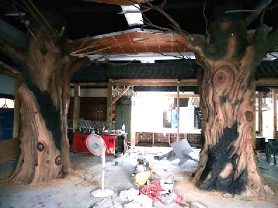 水泥仿真树制作