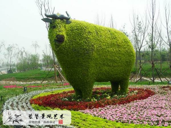 绿色雕塑应用