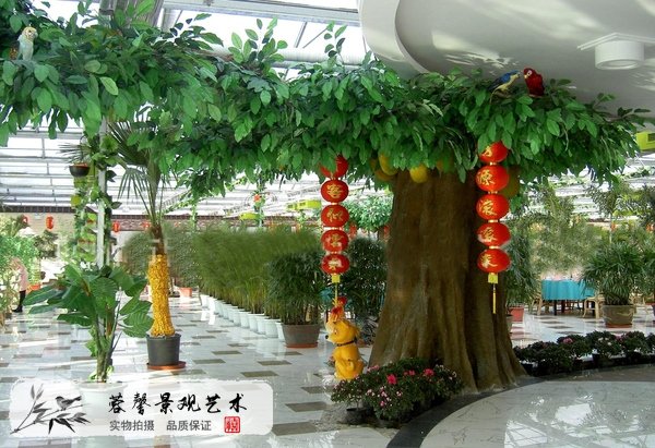 柱子仿真树