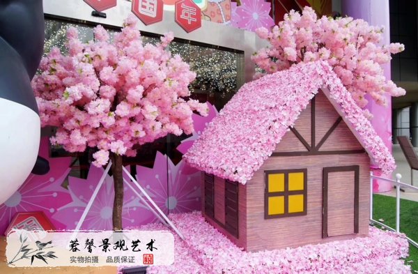 仿真樱花树制作