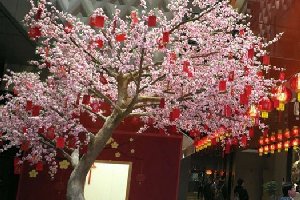 仿真桃花树的寓意