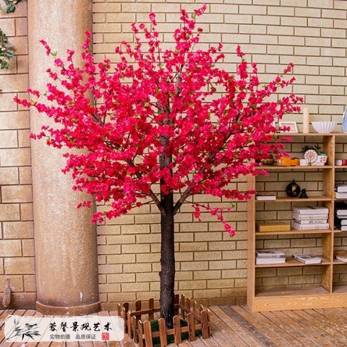 仿真桃花树