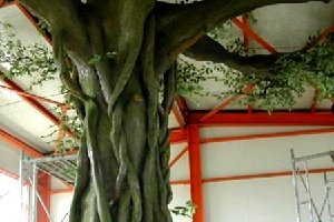 仿真包柱子树