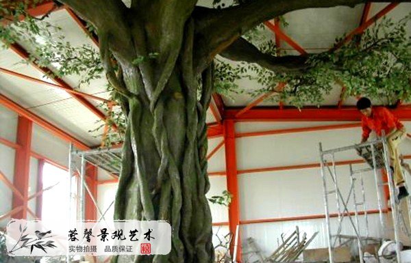 仿真包柱子树