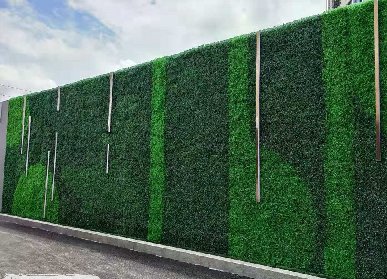 保利天悦室外仿真植物墙