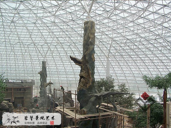 水泥仿真树制作