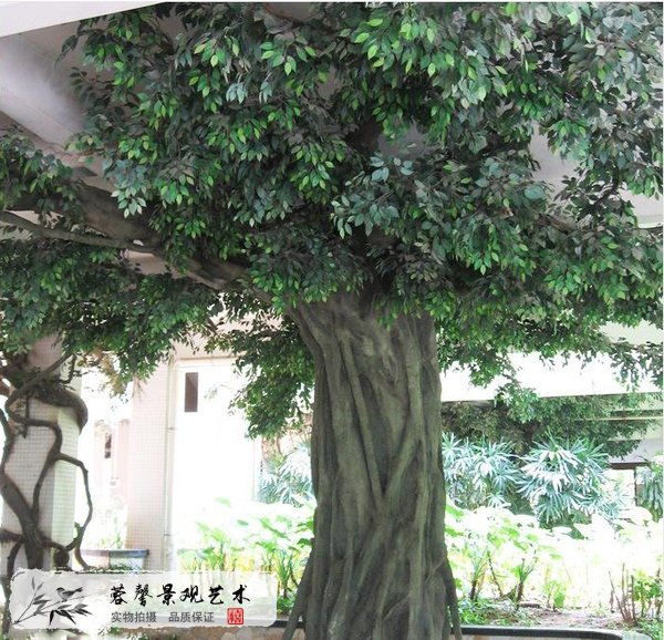 仿真包柱子树制作