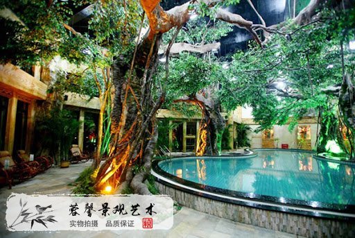 仿真树造景中的设计
