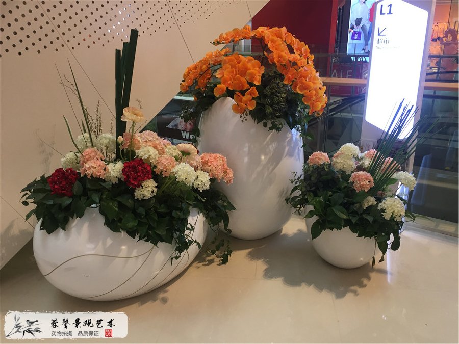 成都蓉馨仿真植物大悦城整体绿植软装