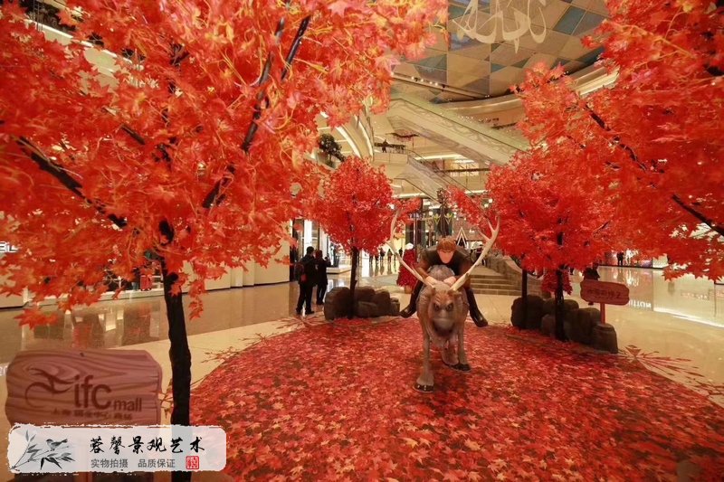 冰雪奇缘主题商业美陈