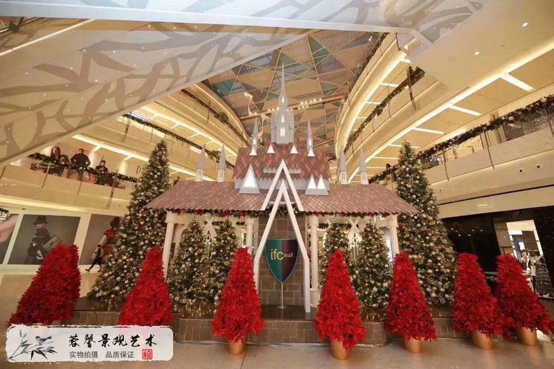 冰雪奇缘主题商业美陈