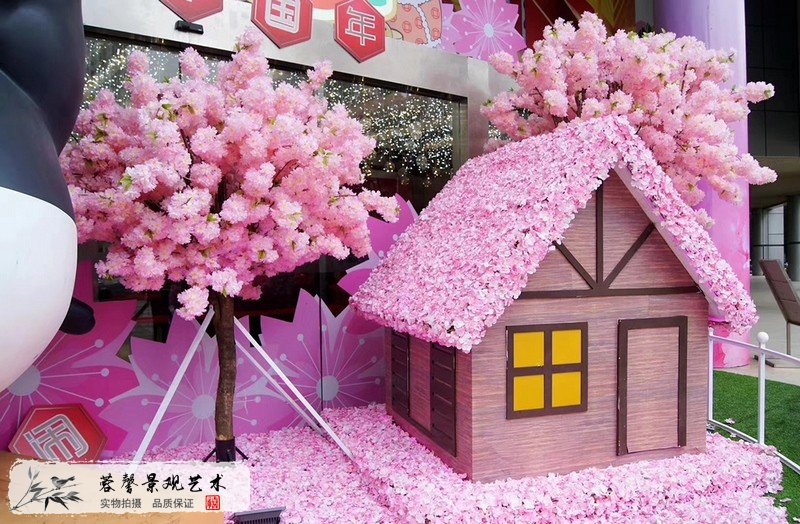 世豪广场樱花树