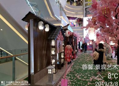 仿真樱花树主题美陈