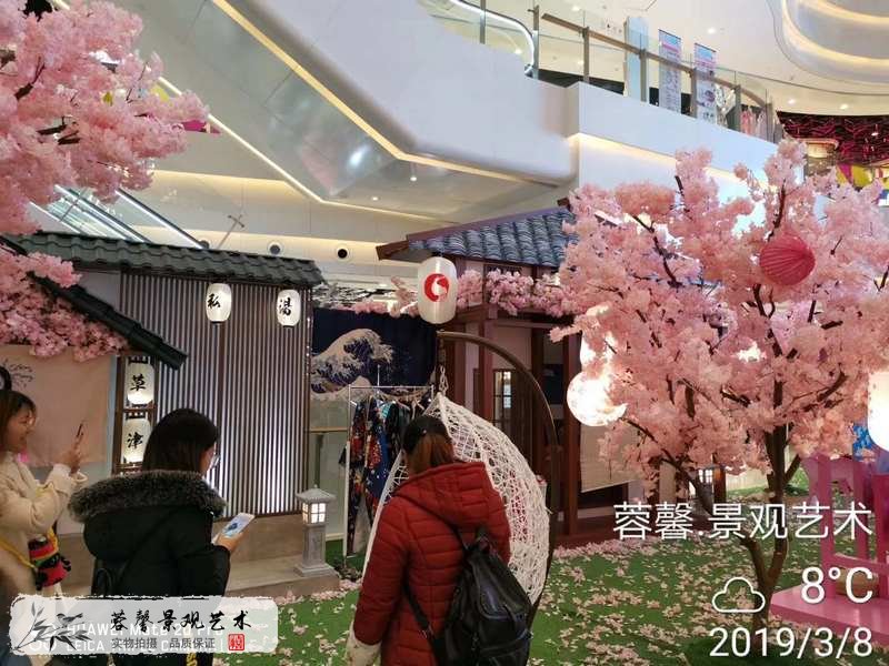 仿真樱花树主题美陈
