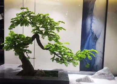 后现代仿真迎客松树