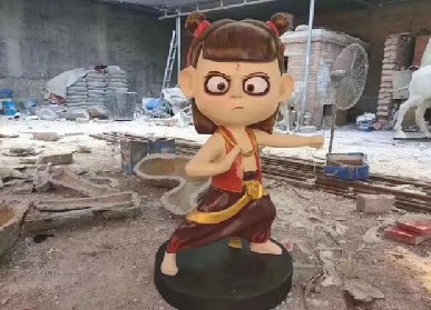 哪吒玻璃钢雕塑