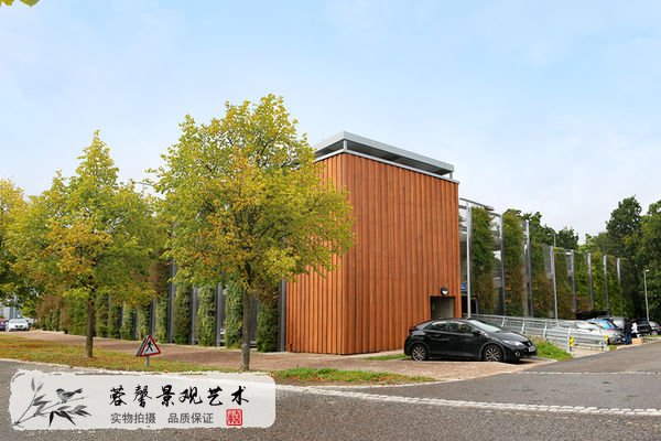 商业园外墙植物墙