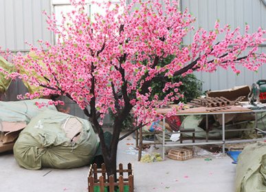 小型仿真桃花树景观树