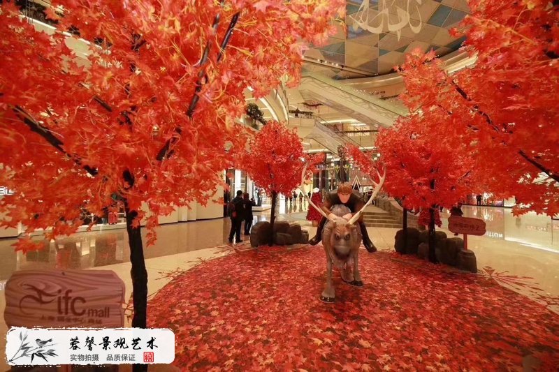 冰雪奇缘主题商业美陈