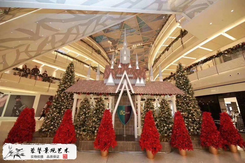 冰雪奇缘主题商业美陈