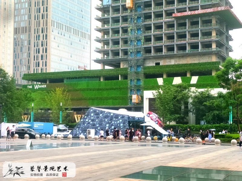 夏季成都赢家地产售楼部包装