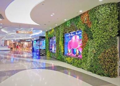 商场仿真植物墙