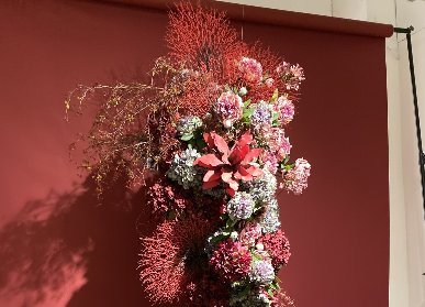 室内墙体花艺软装