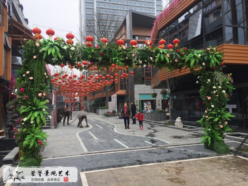 门头花艺软装