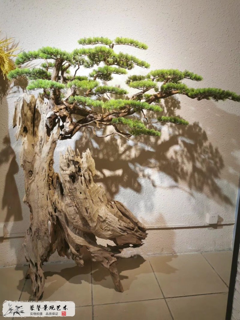 仿真迎客松独立造景迎客松
