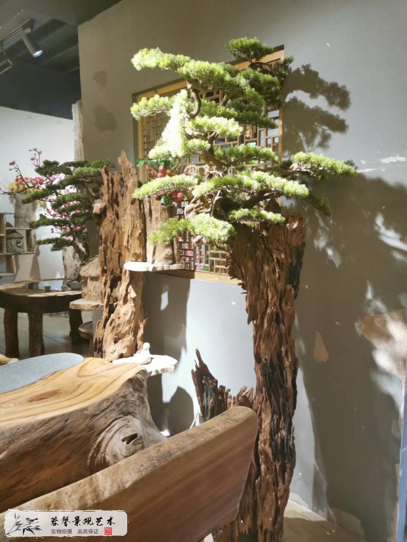 仿真迎客松独立成景
