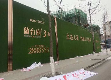 仿真植物墙围挡