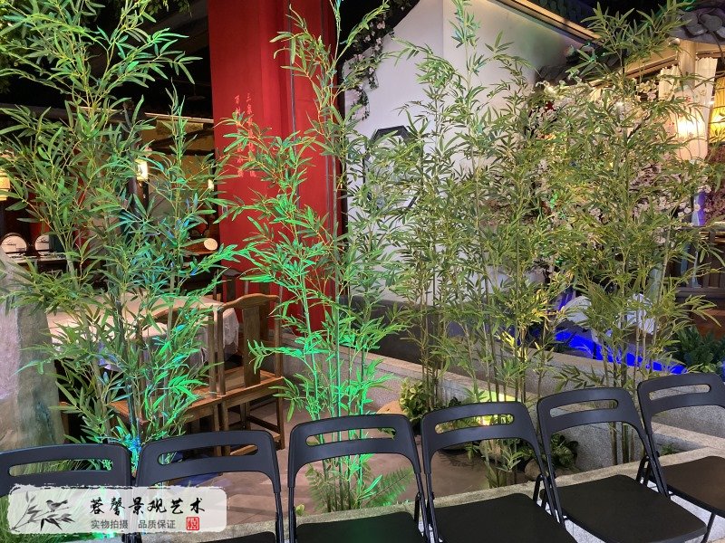 餐厅仿真植物造景