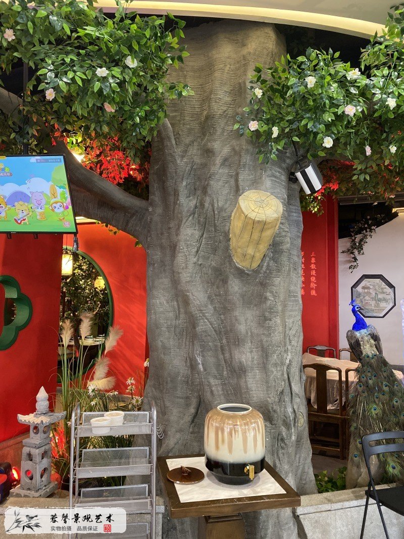 餐厅仿真植物造景
