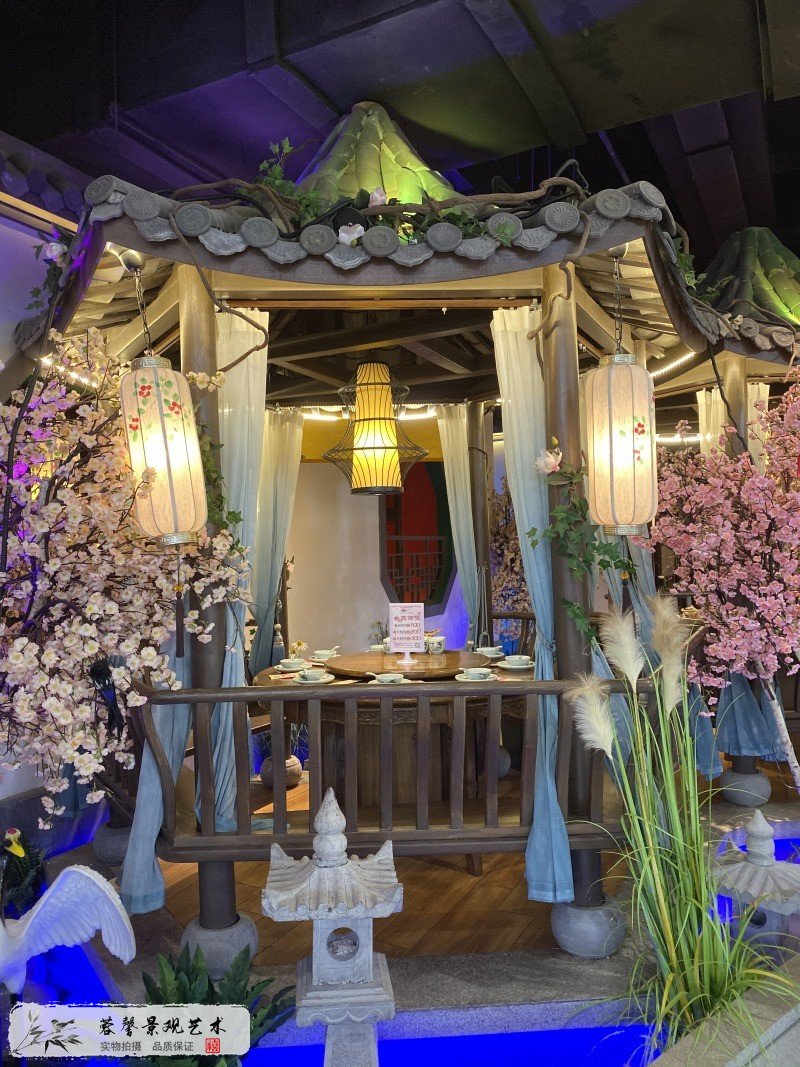 餐厅仿真植物造景