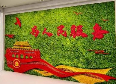 党群服务中心植物墙