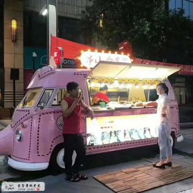 串串玻璃钢餐车