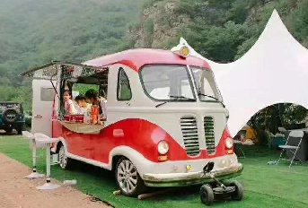 冰激凌玻璃钢餐车