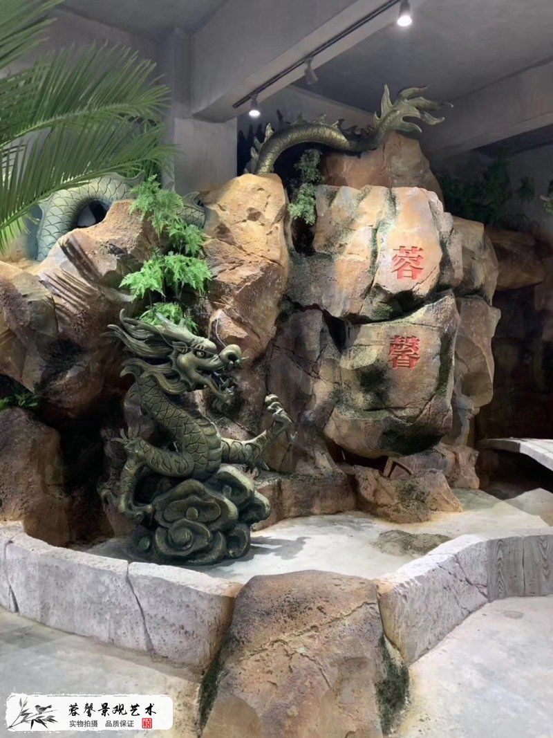东莞展厅水泥假山