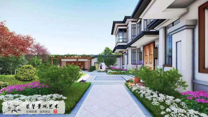 别墅庭院效果图
