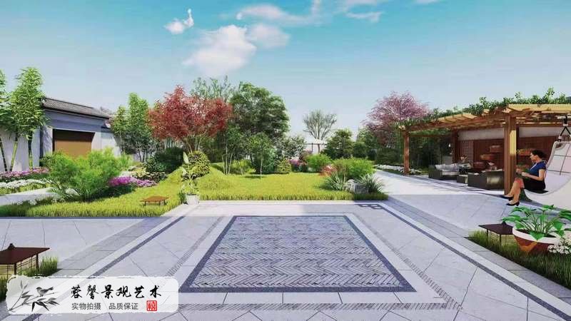 别墅庭院效果图