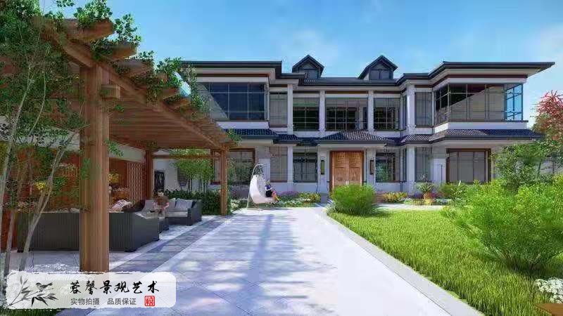 别墅庭院效果图