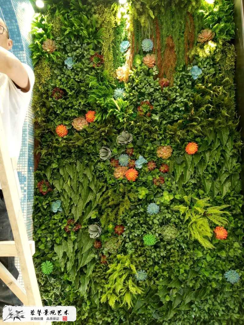 家具卖场仿真植物墙